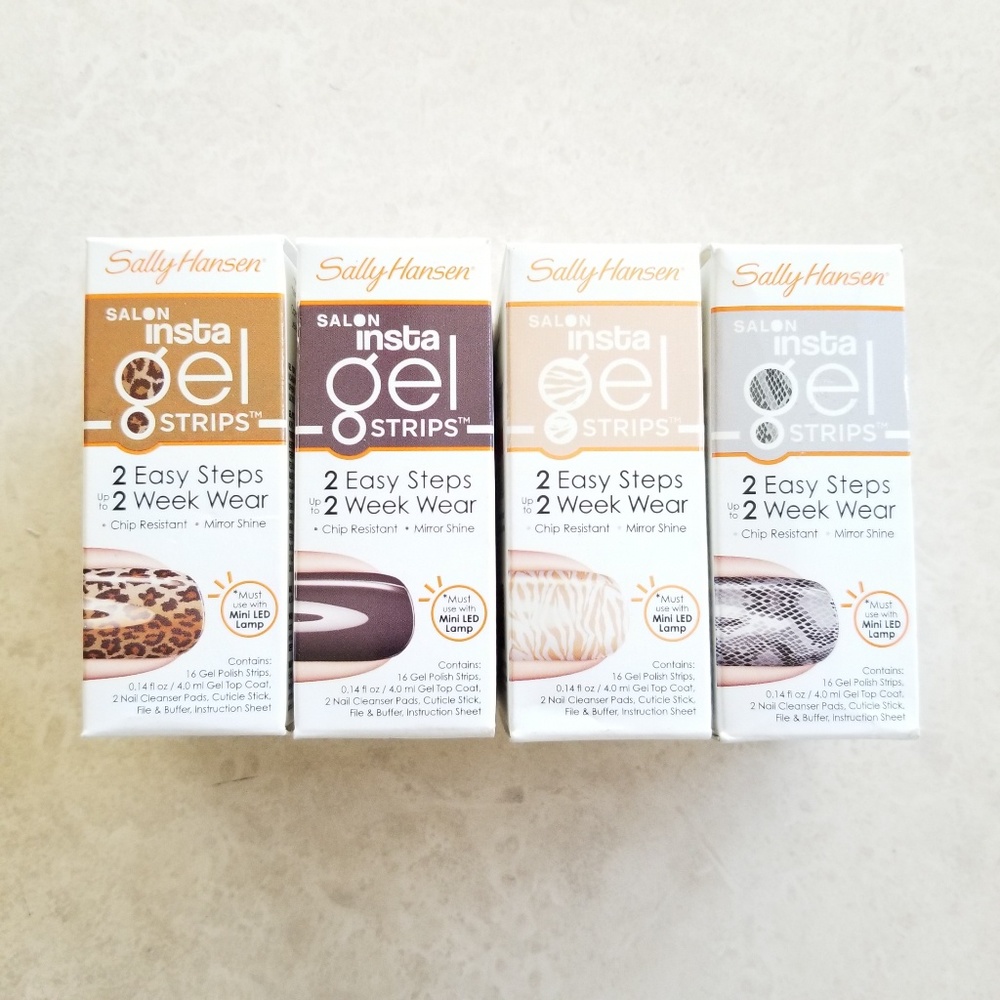 4x Sally Hansen Instagel Strips